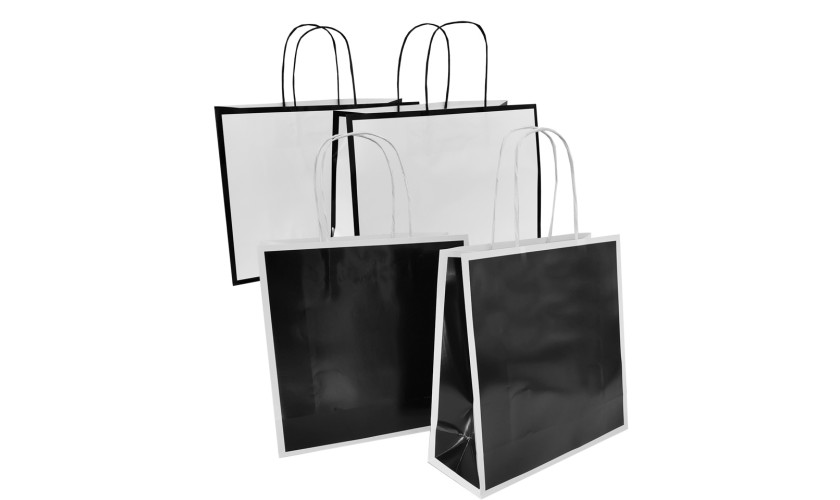 Papiertaschen mit Passepartout