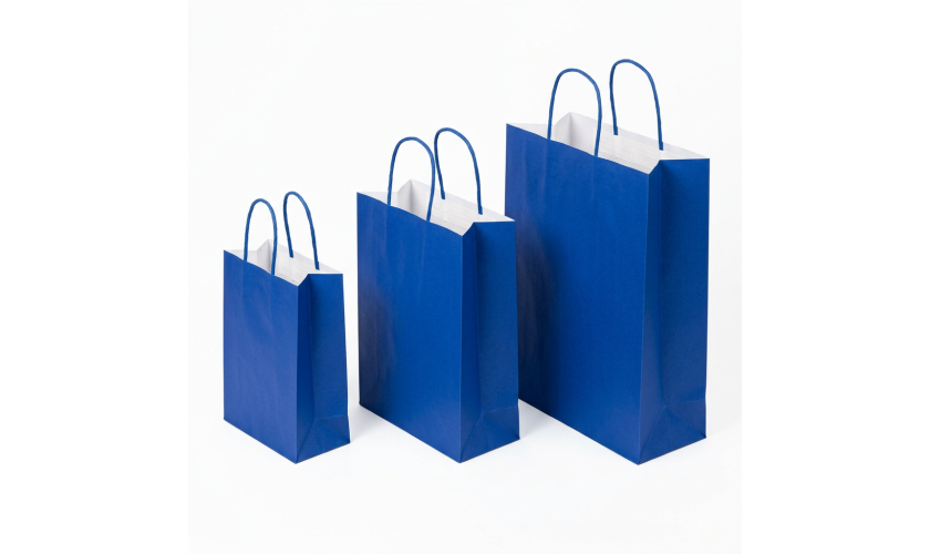 Papiertüten blau