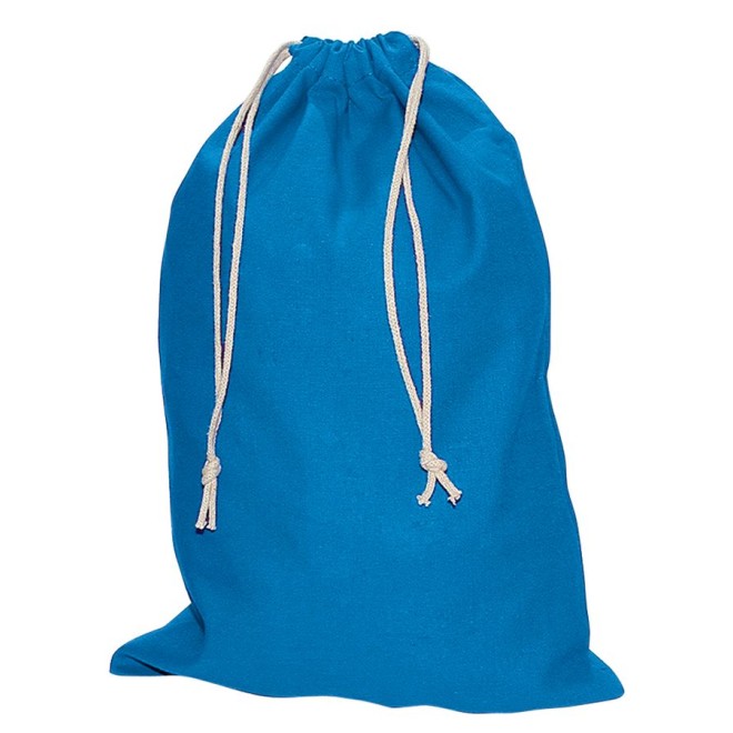 Stoffbeutel 25x35 hellblau