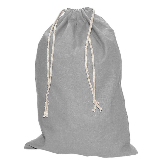 Stoffbeutel 25x35 grau