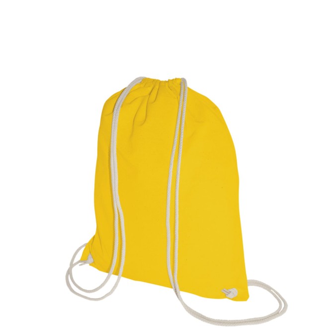 Baumwollrucksack gelb