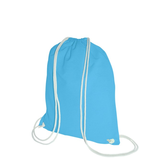 Baumwollrucksack hellblau