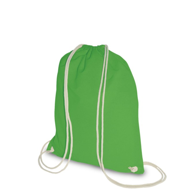Baumwollrucksack mittelgruen