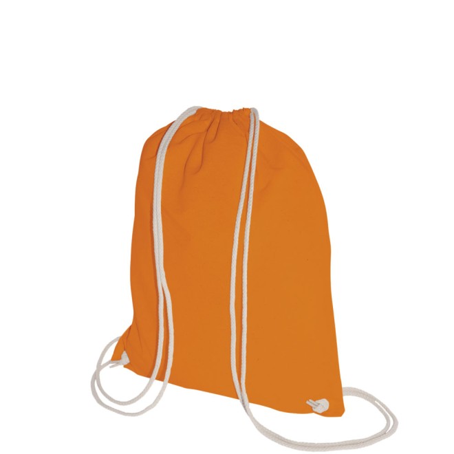 Baumwollrucksack orange