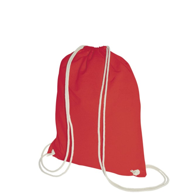 Baumwollrucksack rot