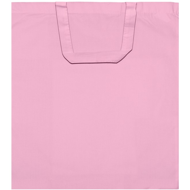 Baumwolltaschen rosa mit kurzen Henkeln