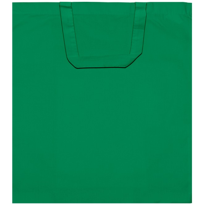 Baumwolltaschen dunkelgrün kurze Henkel