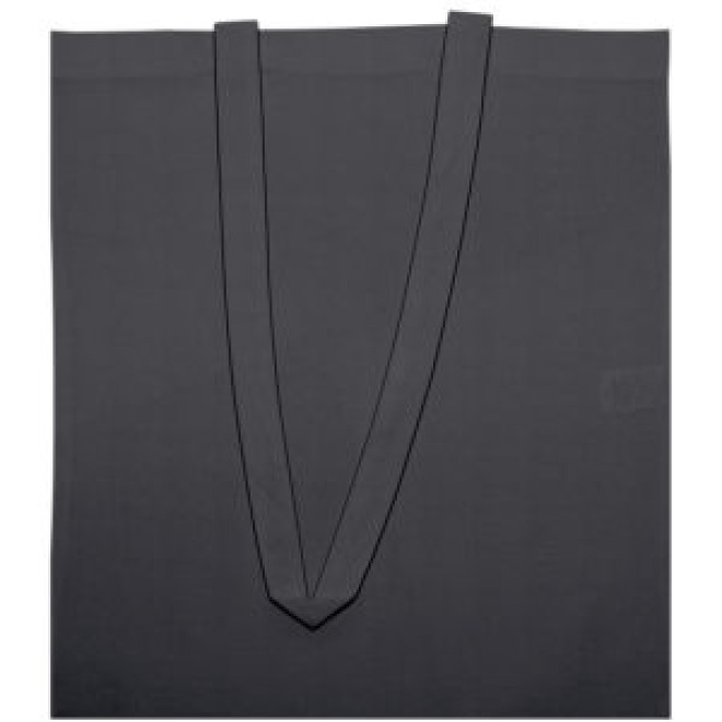 Stofftasche anthrazit mit langen Henkeln