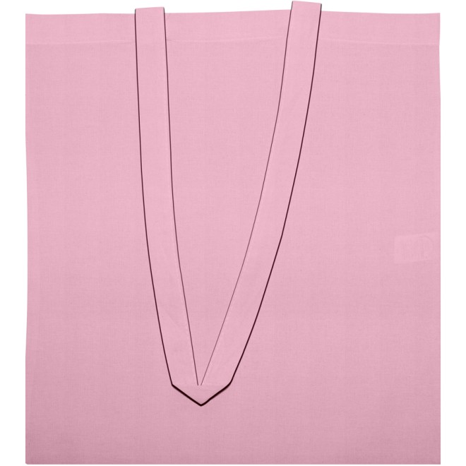 Baumwolltaschen rosa lange Henkel