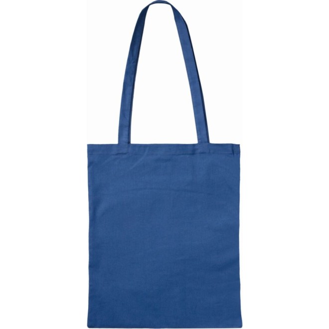 Baumwolltasche blau lange Henkel