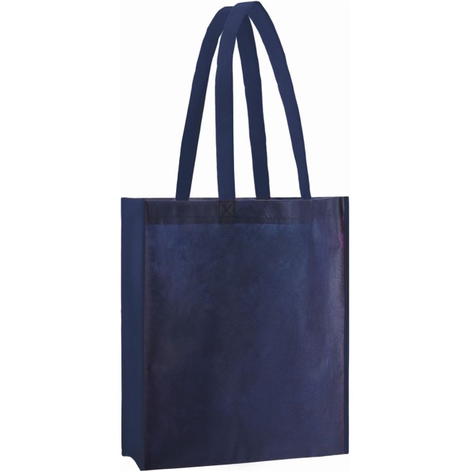 PP Non Woven Taschen navyblue, dunkelblau 38x42