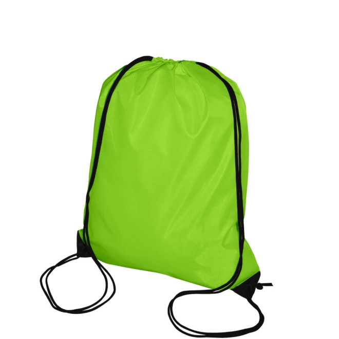 Nylon Rucksack hellgrün