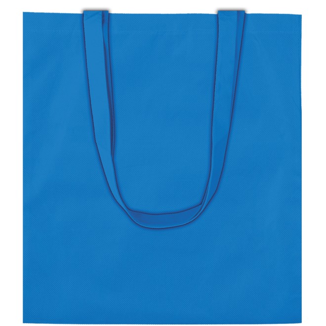 PP NON Woven Taschen 38x42 hellblau mit langen Henkeln