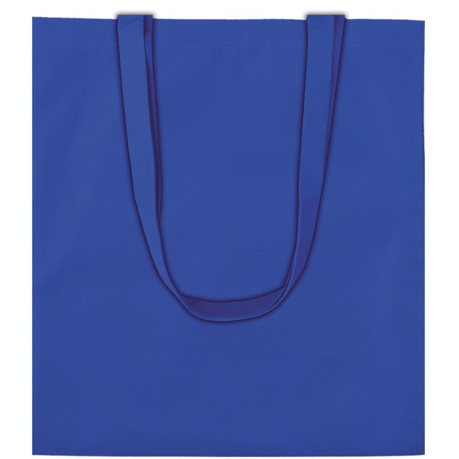 PP NON Woven Taschen 38x42 royalblau mit langen Henkeln