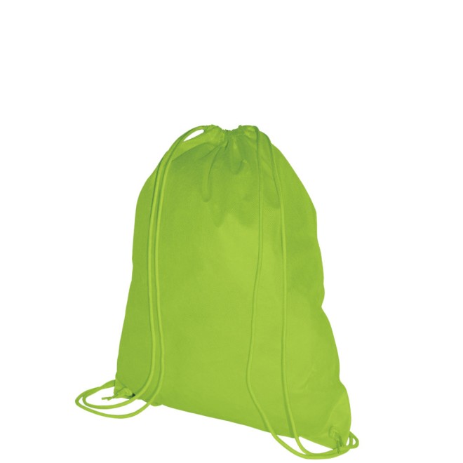 Non Woven Rucksack hellgruen