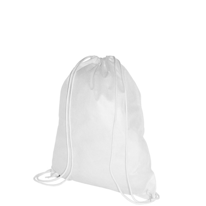 Non Woven Turnbeutel weiß