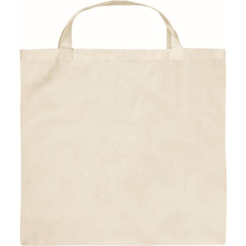 Baumwolltaschen NATUR 22x26cm mit 2 kurzen Henkeln