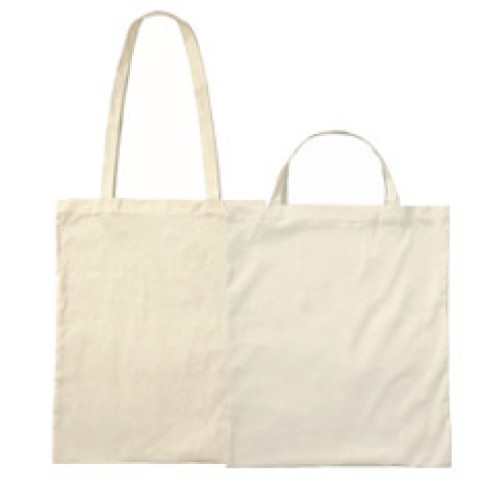 Baumwolltaschen NATUR 38x42cm mit 2 kurzen oder 2 langen Henkeln