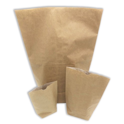 500 Bodenbeutel braun 16,5x26cm / ca. 1,0l, 70g Natronpapier, 2-lagig