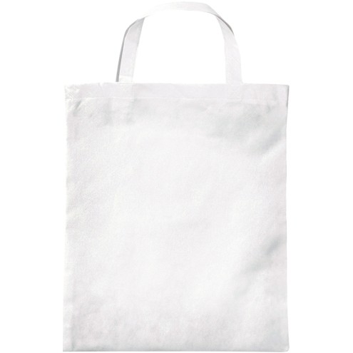 Ab 100 PP Non Woven Taschen 22x26cm farbig mit kurzen Henkeln I Auslaufartikel