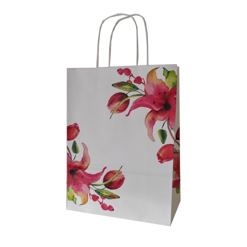 100 Papiertüten Magnolie 22x10x29cm