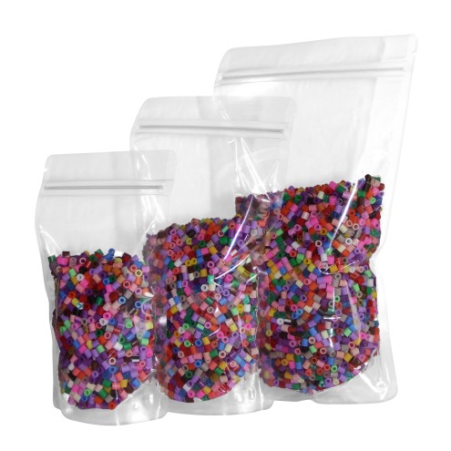 Standbodenbeutel/Doypacks Transparent, je nach Grössen 500-1500 Stück