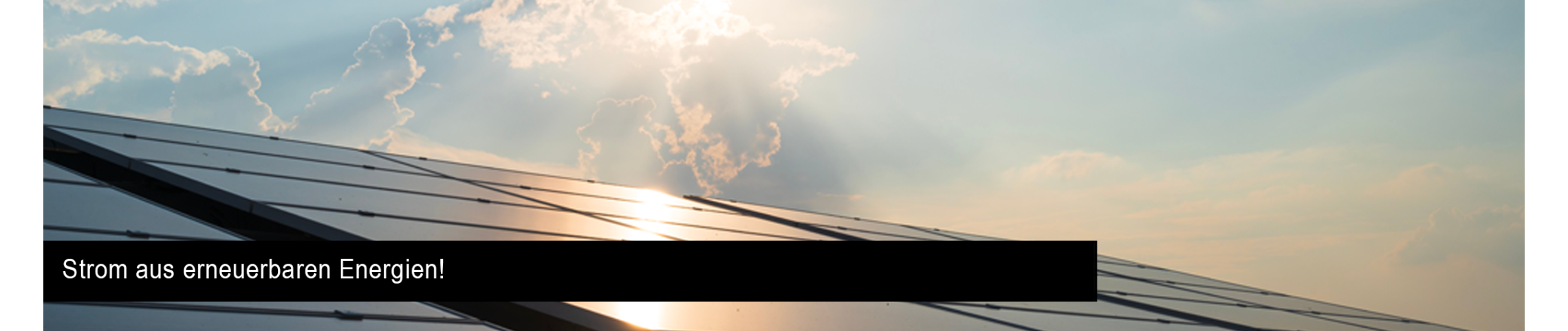 Erneuerbare Energien - Photovoltaikanlage